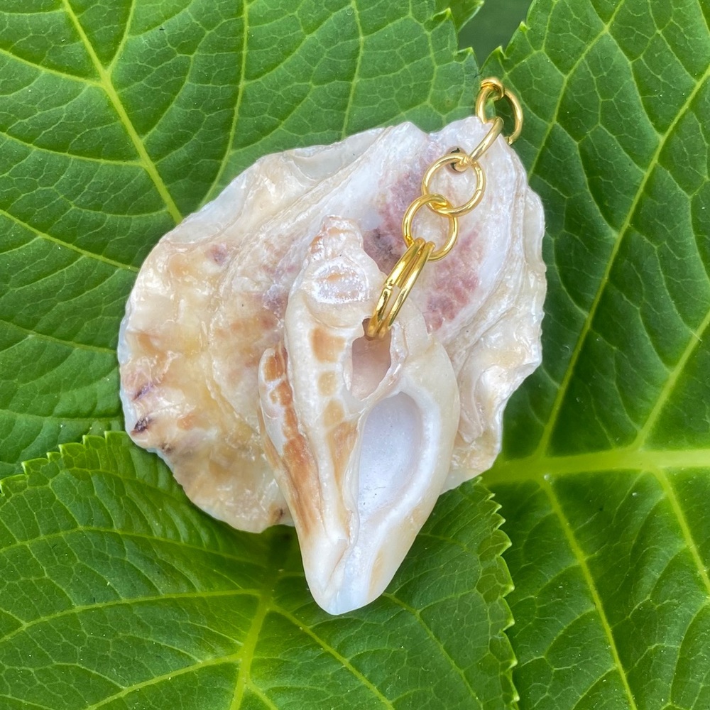 Handmade Shell Earrings - Picture 2 of 7